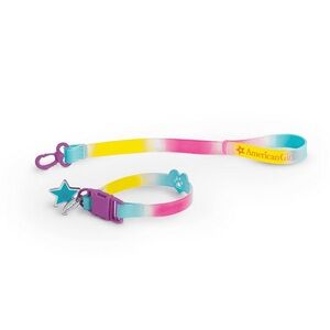 American Girl Rainbow Collar & Leash